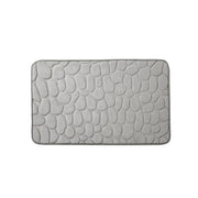 embossed cobblestone memory foam bath mat, view 8 - MRSLM