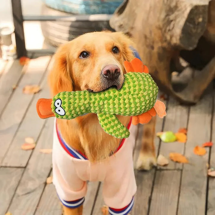 Cute Plush Duck Squeak Toy for Dogs