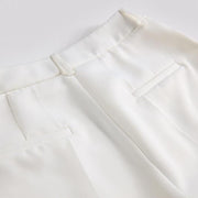 Beaded blazer and flare pants suit set, view 9 - MRSLM