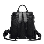 soft PU leather backpack, view 9 - MRSLM