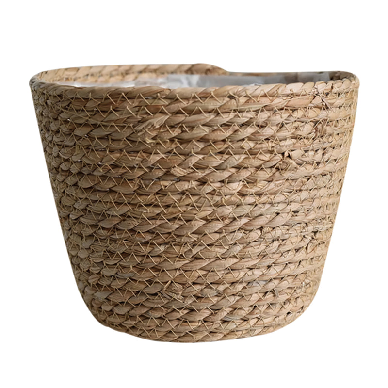 Straw woven plant basket set, view 3 - MRSLM