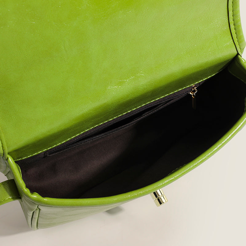 flap square shoulder bag, view 10 - MRSLM
