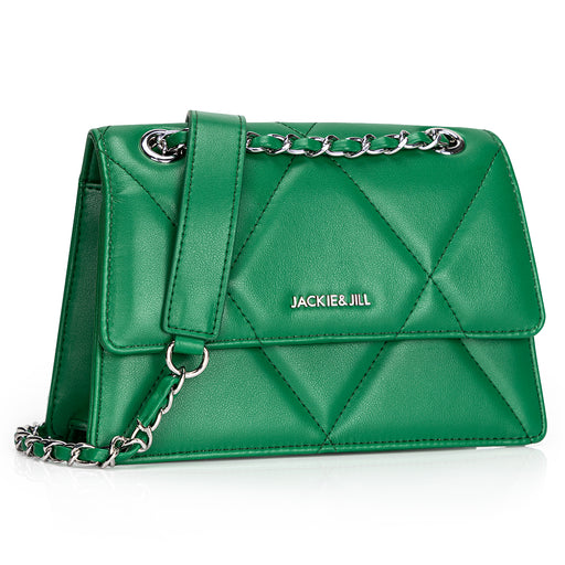 diamond pattern shoulder bag, view 7 - MRSLM