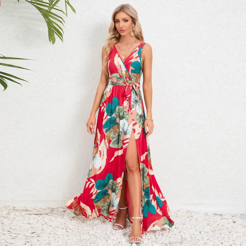 Paisley maxi dress, view 2 - MRSLM