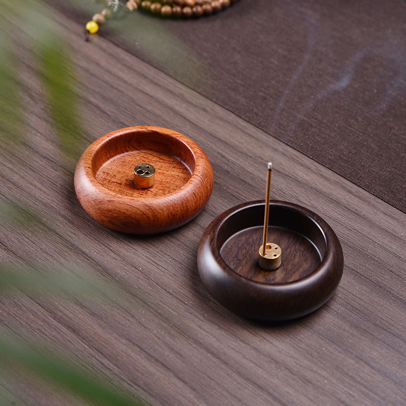 black sandalwood incense holder, view 4 - MRSLM