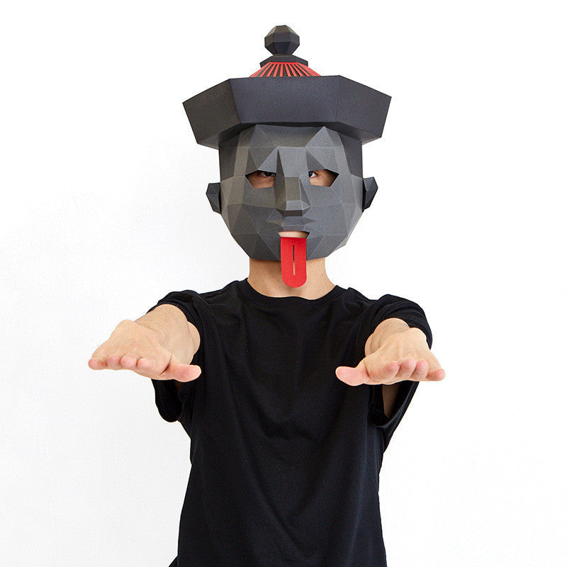 zombie paper mold mask kit, view 5 - MRSLM