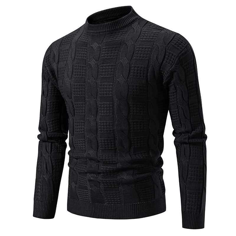 Men's twisted knit pullover, view 6 - MRSLM