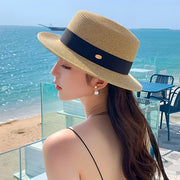 women's straw sun hat, view 7 - MRSLM