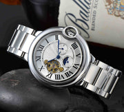 Men's automatic mechanical open flywheel watch, view 6 - MRSLM