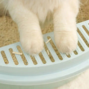 semi-closed cat litter box, view 8 - MRSLM