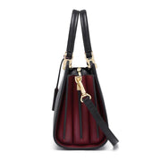 leather shoulder tote bag, view 7 - MRSLM