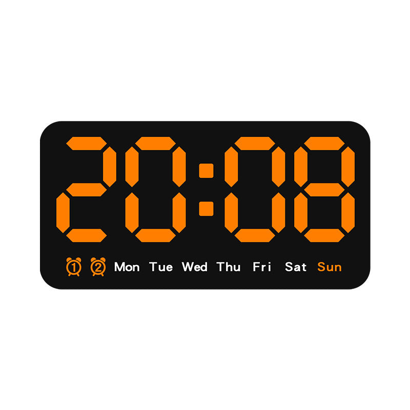 hanging alarm clock with temperature, view 10 - MRSLM