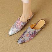 suede mule slippers, view 17 - MRSLM