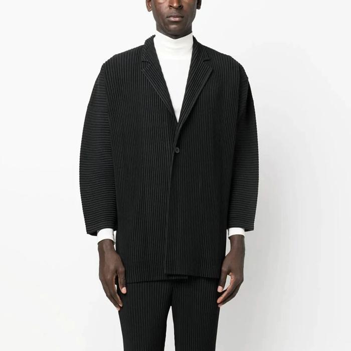 men's casual pleated blazer - MRSLM