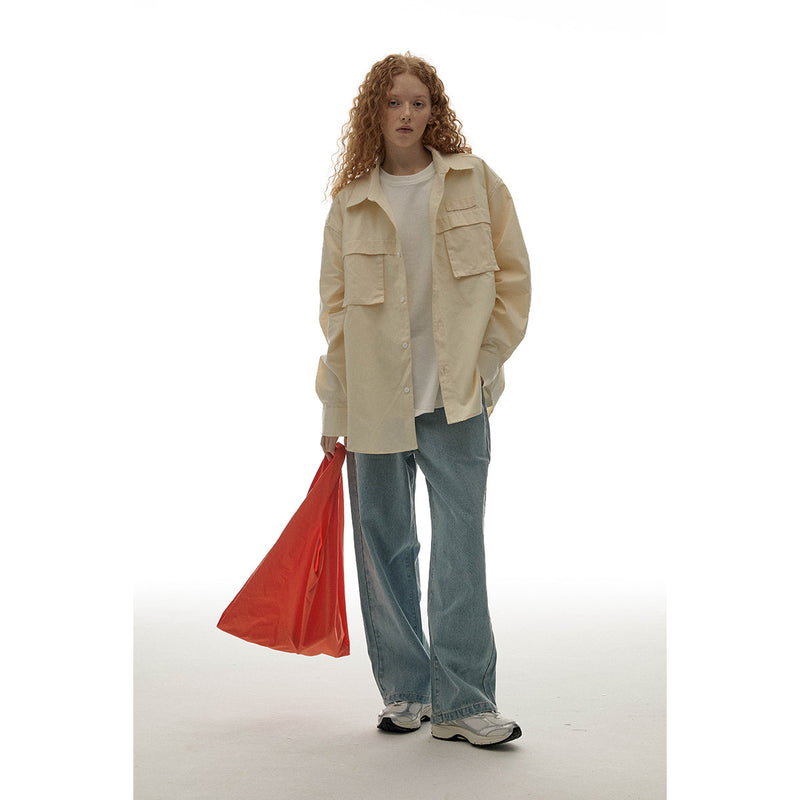 retro loose straight jeans, view 3 - MRSLM