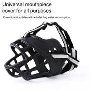breathable anti-barking dog muzzle, view 5 - MRSLM