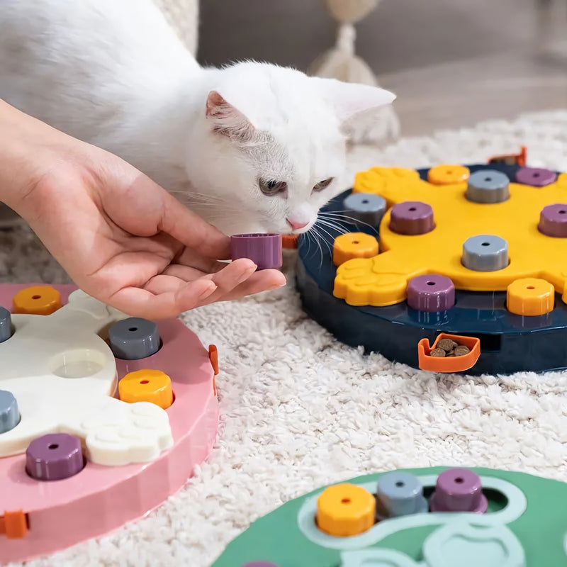 dog slow feeder puzzle toy, view 5 - MRSLM