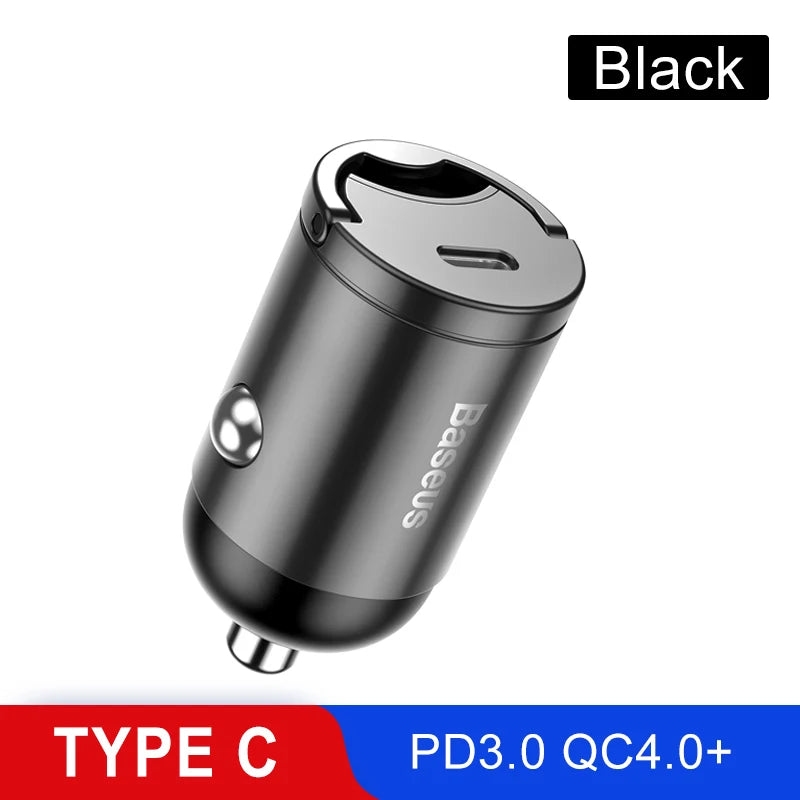 30W mini car charger QC 4.0 Type-C, view 3 - MRSLM