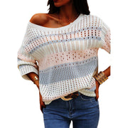 women loose casual sweater, view 4 - MRSLM