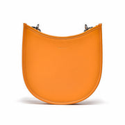 Genuine leather circular shoulder bag, view 2 - MRSLM