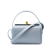 Small square leather shoulder bag, view 3 - MRSLM