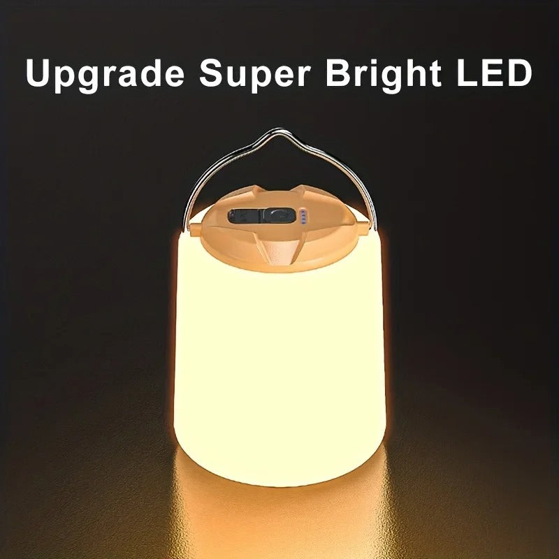 rechargeable LED camping lantern with hook, view 4 - MRSLM