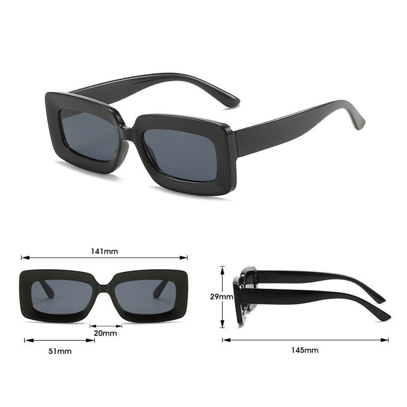 oversized square sunglasses for women, view 11 - MRSLM