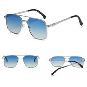 metal square frame sunglasses, view 14 - MRSLM