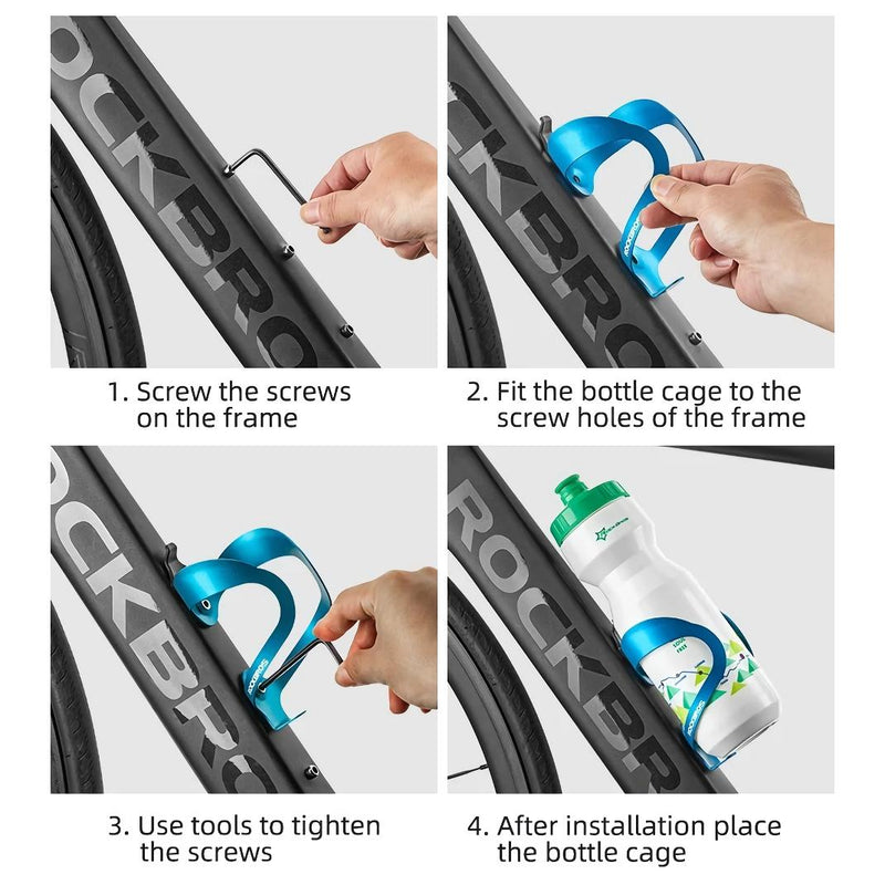 Ultralight aluminum bike bottle holder, view 9 - MRSLM