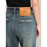 retro washed denim jeans, view 7 - MRSLM