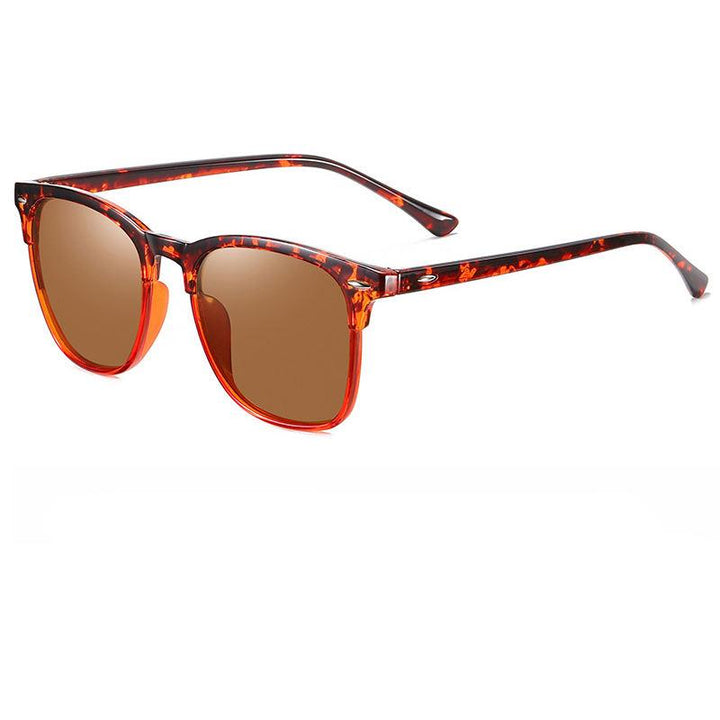 Retro Square Polarized Sunglasses for Men