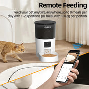 3l smart automatic pet feeder with camera, view 5 - MRSLM