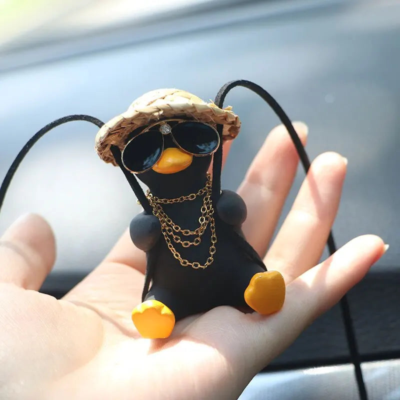 swinging duck car pendant, view 6 - MRSLM