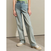 retro wide-leg women's denim pants, view 5 - MRSLM