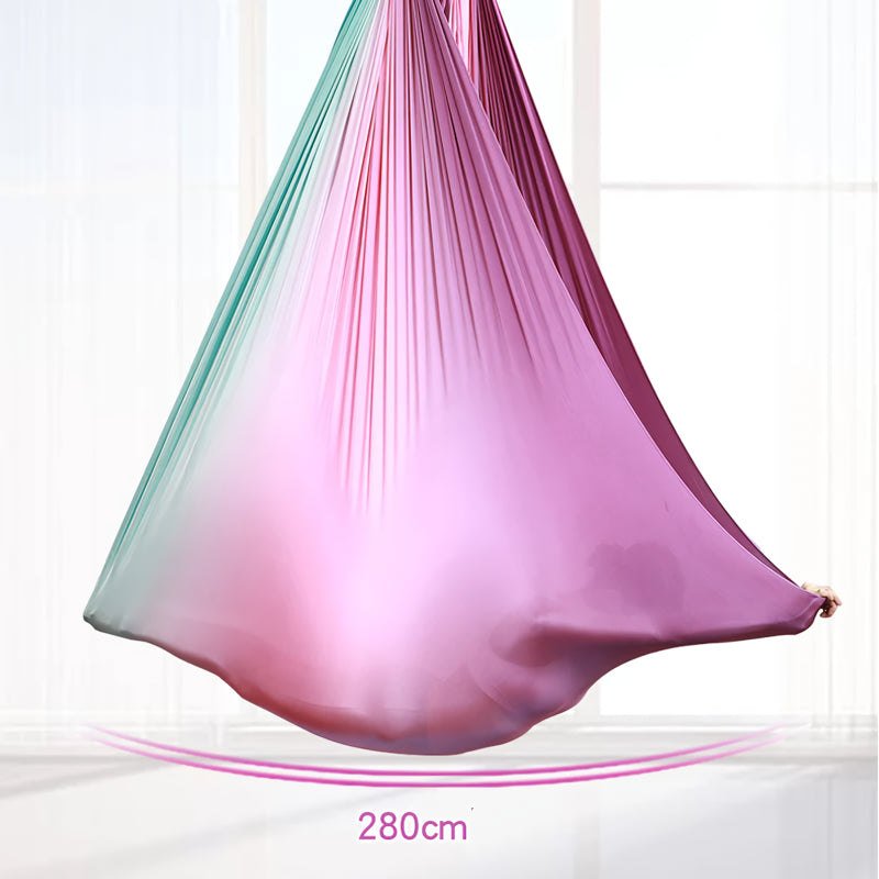 gradation color aerial yoga hammock swing, view 5 - MRSLM