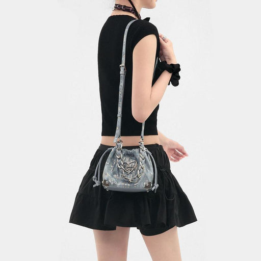 mini chain shoulder bucket bag - MRSLM