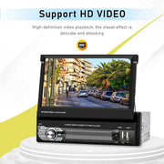 7 inch retractable touchscreen car stereo, view 7 - MRSLM