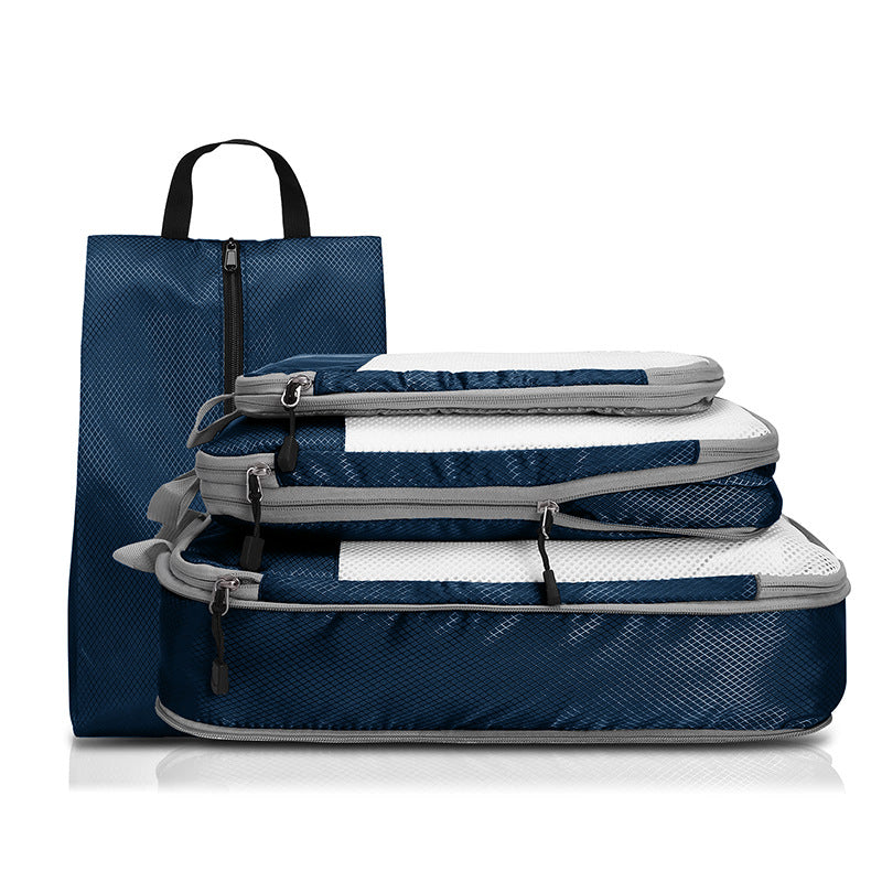 travel packing cubes and shoe bag set - MRSLM
