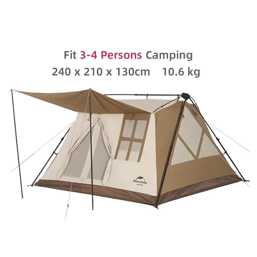 Tenda automática de campismo tipo A para uso externo