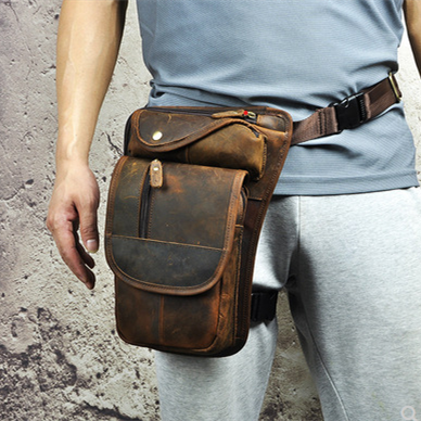 Retro Casual Leather Messenger Bag