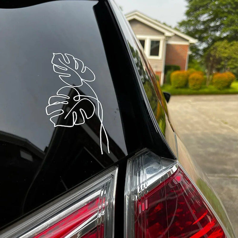 Chic Monstera Leaf Vinyl Decal