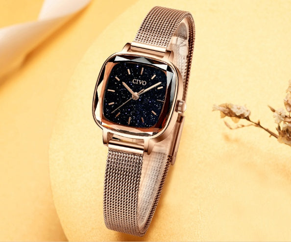 Square Temperament Ladies Watch