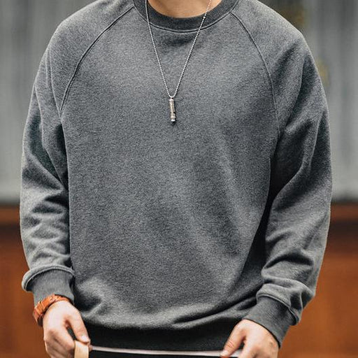 men's o-neck pullover hoodie - MRSLM