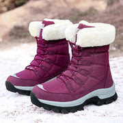 women's fleece-lined snow boots - MRSLM