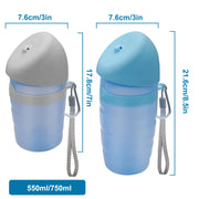 portable dog water bottle, view 10 - MRSLM