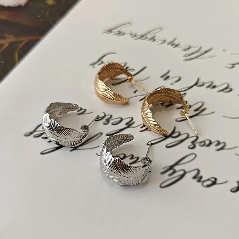 vintage plant drop earrings, view 6 - MRSLM
