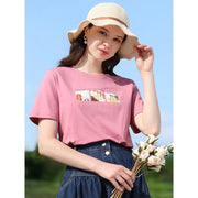 slim-fit cotton t-shirt, view 4 - MRSLM