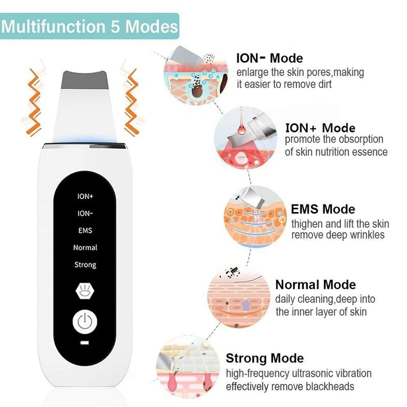 Ultrasonic skin scrubber, view 5 - MRSLM