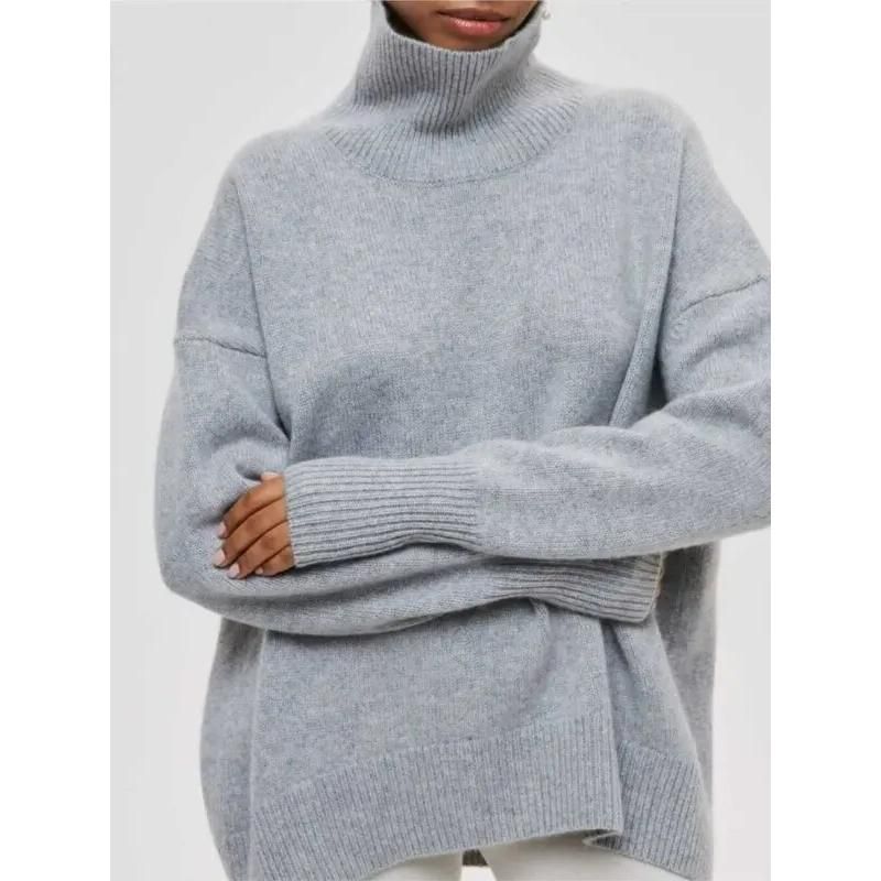 women's turtleneck sweater, view 30 - MRSLM
