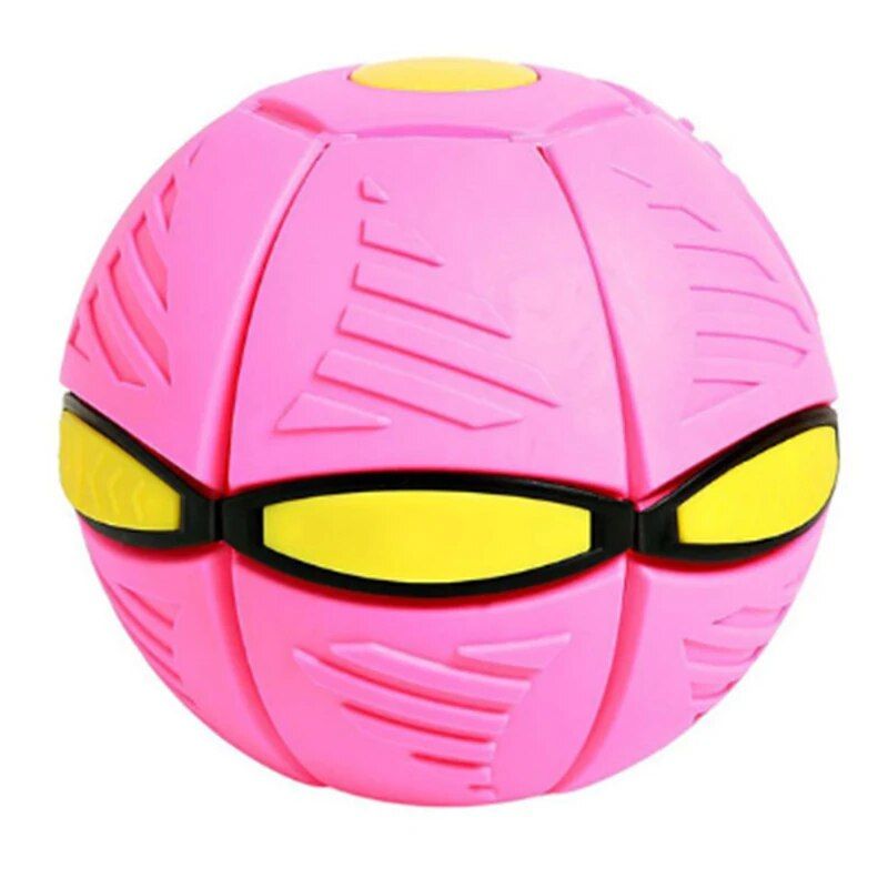 Transforming UFO Disc-to-Ball Flying Toy